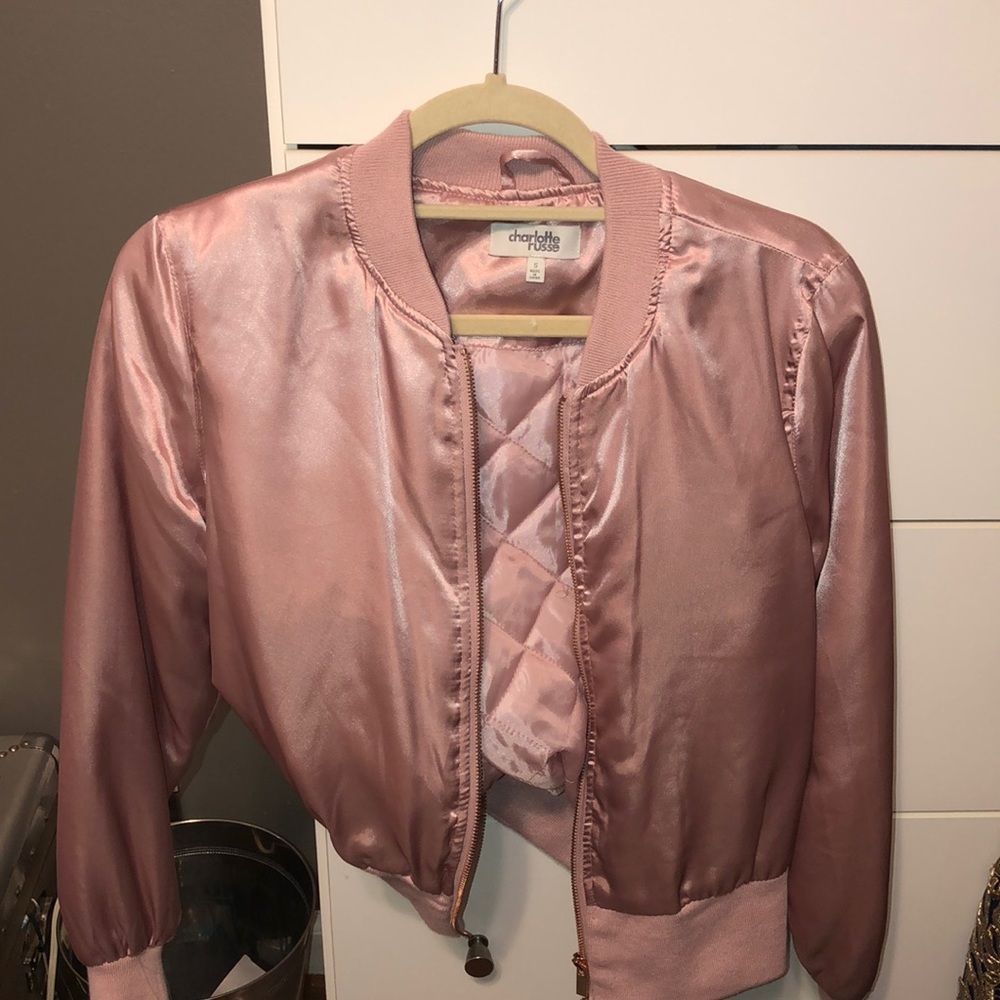 Pink Bomber Jacket